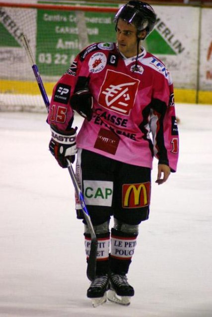 Photo hockey match Amiens  - Grenoble  le 11/10/2008