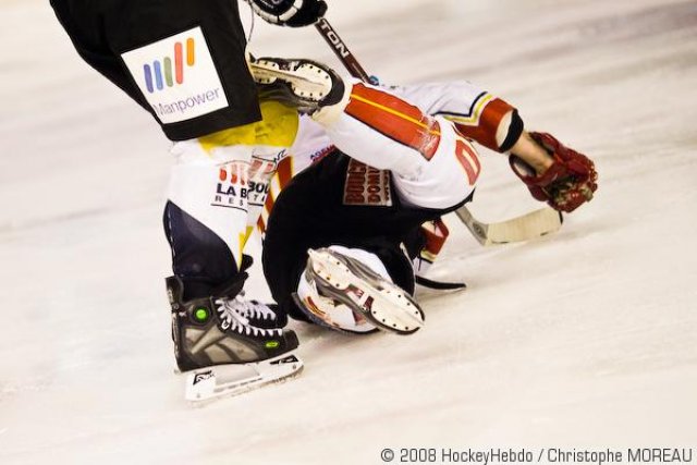 Photo hockey match Strasbourg  - Morzine-Avoriaz le 11/10/2008