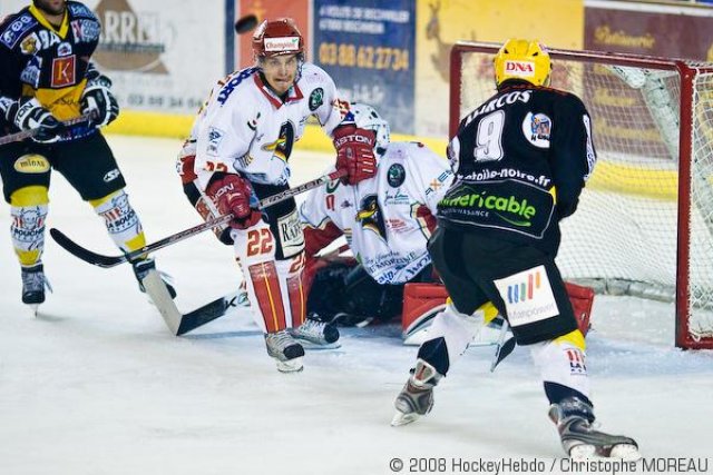 Photo hockey match Strasbourg  - Morzine-Avoriaz le 11/10/2008