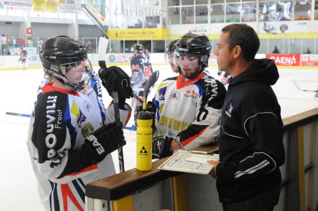 Photo hockey reportage Amical Caen Amiens en Images.