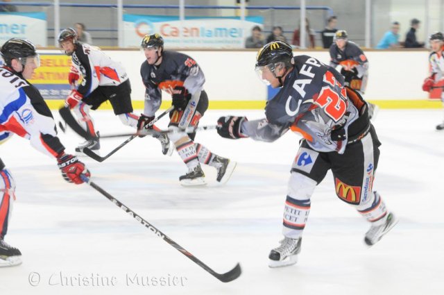 Photo hockey reportage Amical Caen Amiens en Images.