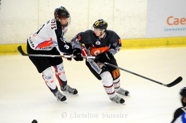 Photo hockey reportage Amical Caen Amiens en Images.