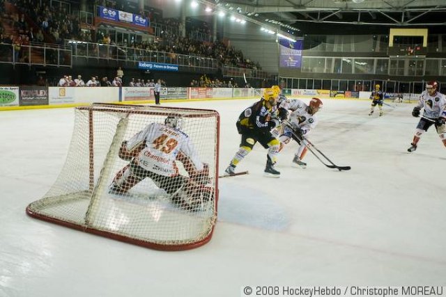 Photo hockey match Strasbourg  - Morzine-Avoriaz le 11/10/2008