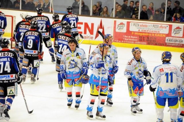 Photo hockey match Caen  - Gap  le 11/10/2008