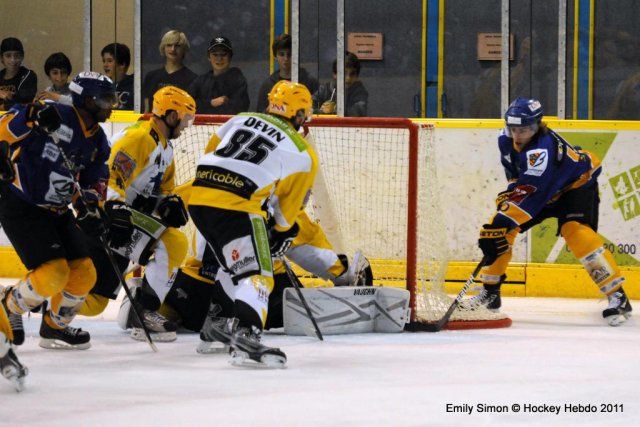 Photo hockey match Dijon  - Strasbourg  le 13/09/2011