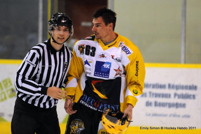 Photo hockey match Dijon  - Strasbourg  le 13/09/2011