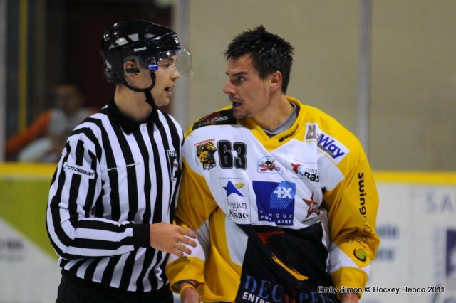 Photo hockey match Dijon  - Strasbourg  le 13/09/2011