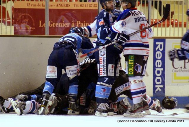 Photo hockey match Angers  - Caen  le 13/09/2011