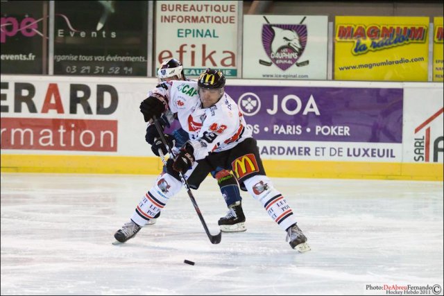Photo hockey match Epinal  - Amiens  le 01/10/2011