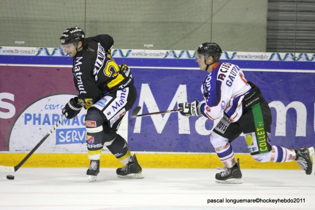 Photo hockey match Rouen - Caen  le 04/10/2011