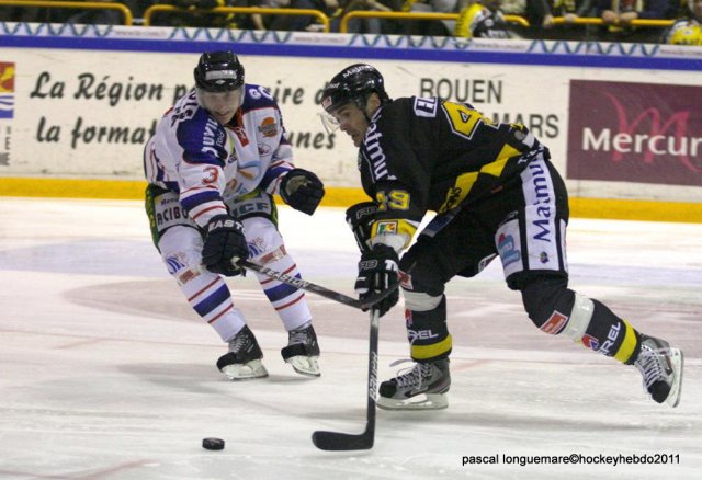 Photo hockey match Rouen - Caen  le 04/10/2011