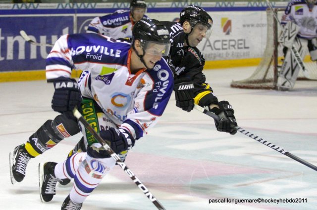 Photo hockey match Rouen - Caen  le 04/10/2011