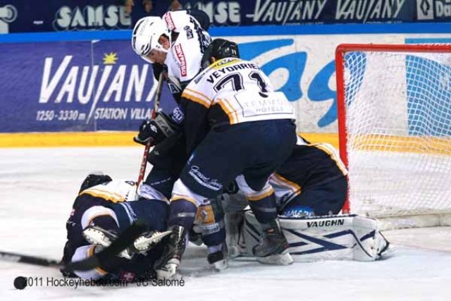 Photo hockey match Grenoble  - Chamonix  le 08/10/2011