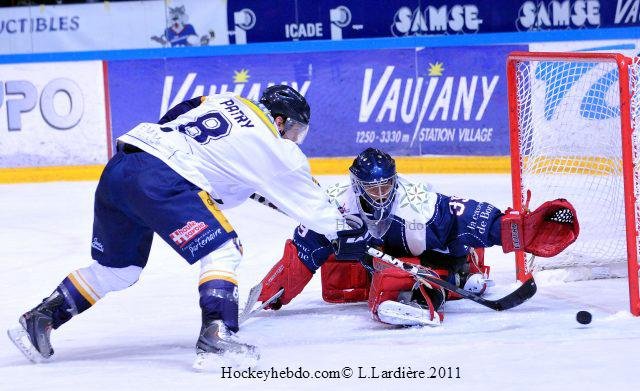 Photo hockey match Grenoble  - Chamonix  le 08/10/2011