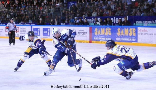Photo hockey match Grenoble  - Chamonix  le 08/10/2011