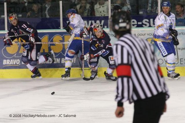Photo hockey match Grenoble  - Villard-de-Lans le 14/10/2008
