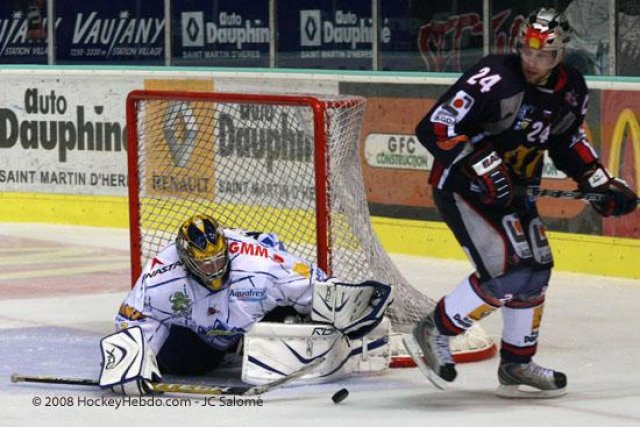 Photo hockey match Grenoble  - Villard-de-Lans le 14/10/2008
