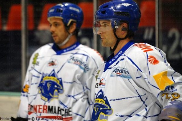 Photo hockey match Grenoble  - Villard-de-Lans le 14/10/2008