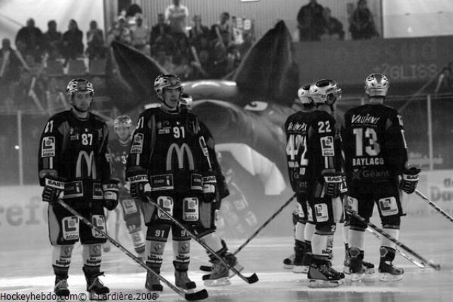 Photo hockey match Grenoble  - Villard-de-Lans le 14/10/2008