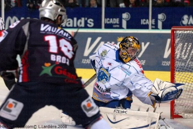Photo hockey match Grenoble  - Villard-de-Lans le 14/10/2008