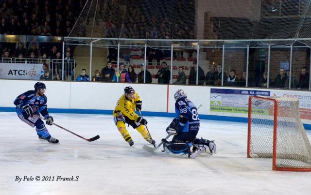 Photo hockey match Angers  - Rouen le 18/10/2011