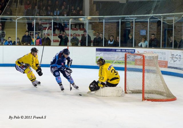 Photo hockey match Angers  - Rouen le 18/10/2011