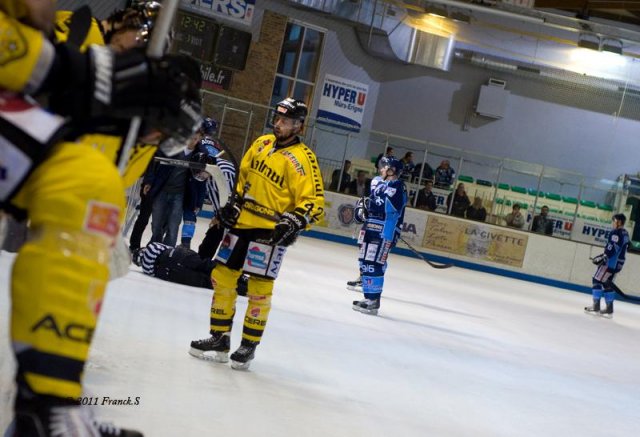 Photo hockey match Angers  - Rouen le 18/10/2011