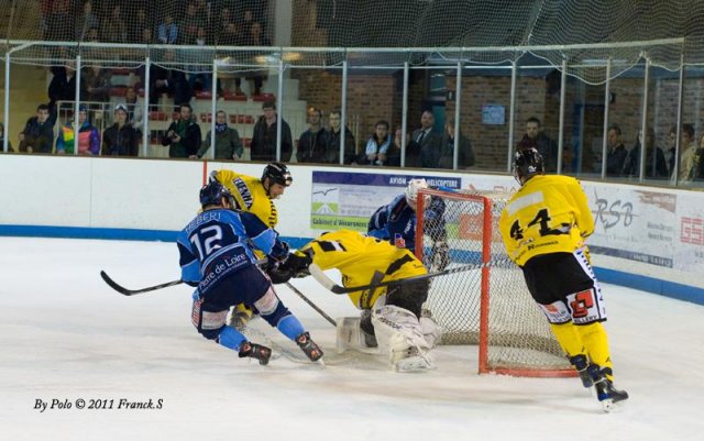 Photo hockey match Angers  - Rouen le 18/10/2011