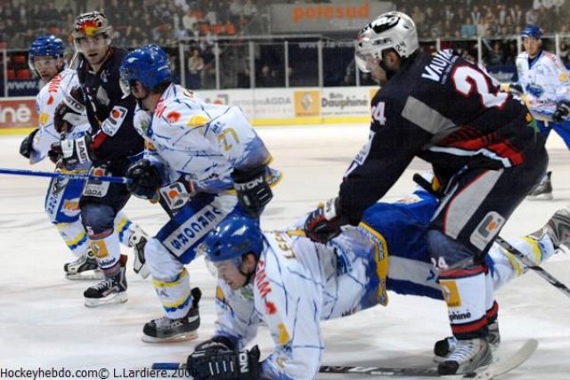 Photo hockey match Grenoble  - Villard-de-Lans le 14/10/2008