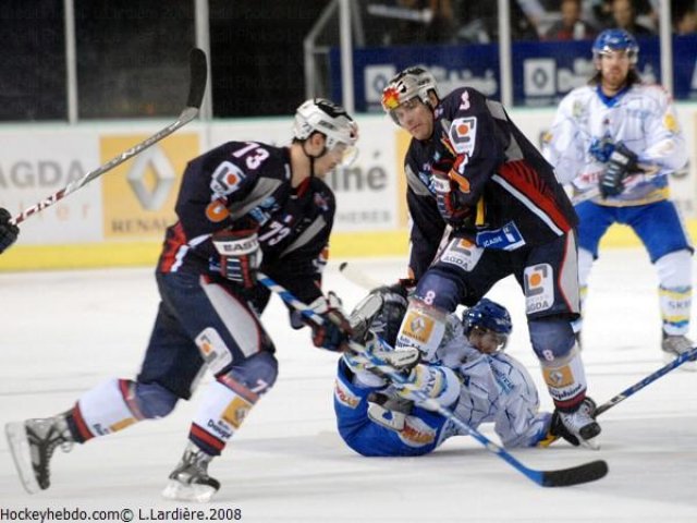 Photo hockey match Grenoble  - Villard-de-Lans le 14/10/2008