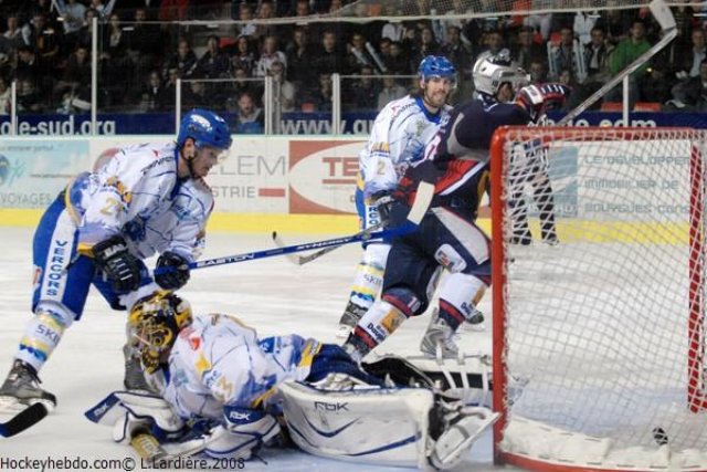 Photo hockey match Grenoble  - Villard-de-Lans le 14/10/2008