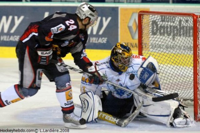 Photo hockey match Grenoble  - Villard-de-Lans le 14/10/2008