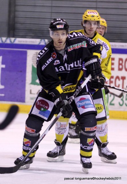 Photo hockey match Rouen - Strasbourg  le 22/10/2011
