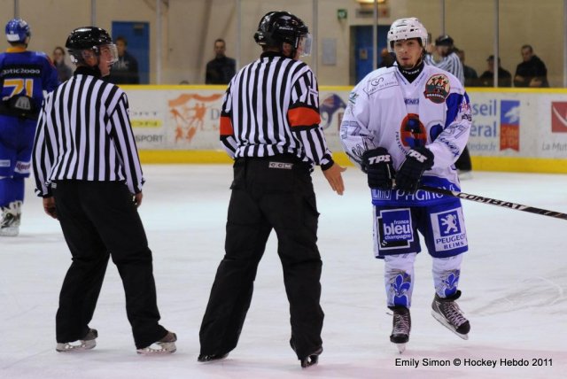 Photo hockey match Dijon  - Reims le 26/10/2011