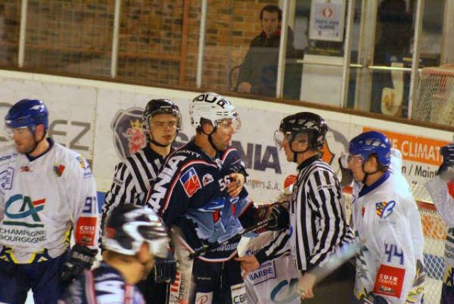 Photo hockey match Angers  - Dijon  le 14/10/2008