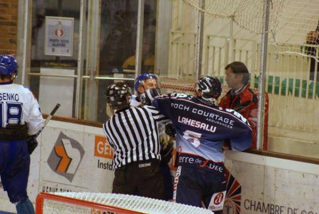 Photo hockey match Angers  - Dijon  le 14/10/2008