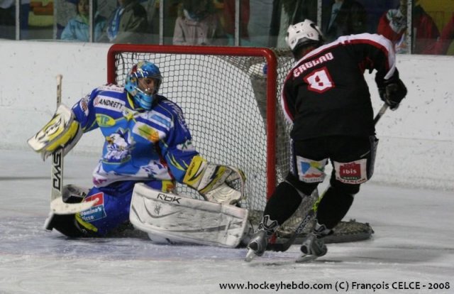 Photo hockey match Gap  - Briançon  le 16/10/2008