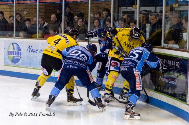 Photo hockey match Angers  - Rouen le 29/10/2011