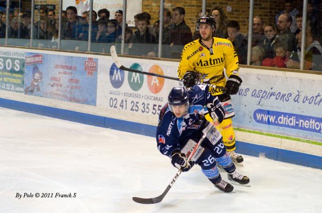 Photo hockey match Angers  - Rouen le 29/10/2011