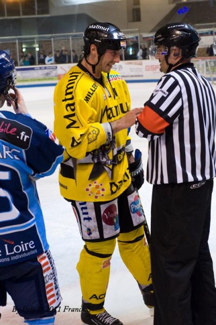 Photo hockey match Angers  - Rouen le 29/10/2011