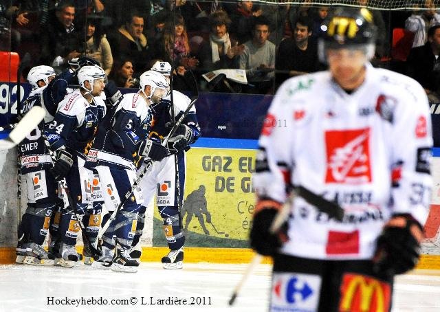 Photo hockey match Grenoble  - Amiens  le 29/10/2011