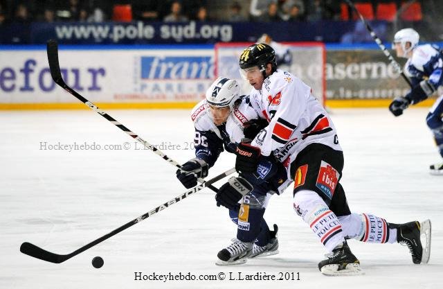 Photo hockey match Grenoble  - Amiens  le 29/10/2011