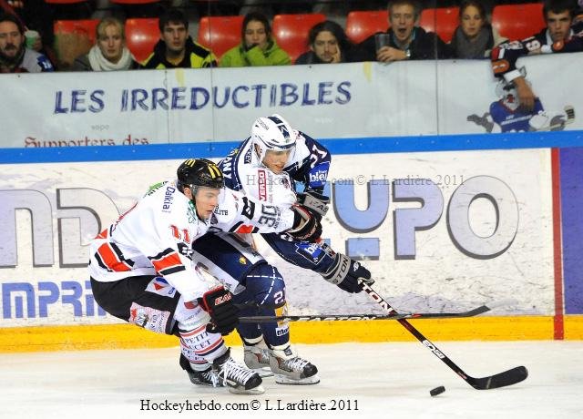 Photo hockey match Grenoble  - Amiens  le 29/10/2011