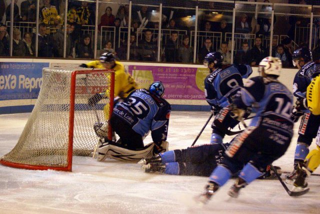 Photo hockey match Angers  - Rouen le 29/10/2011