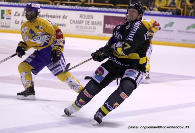 Photo hockey match Rouen - Dijon  le 01/11/2011