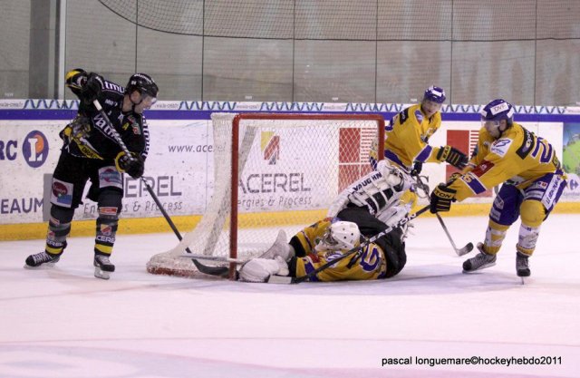 Photo hockey match Rouen - Dijon  le 01/11/2011