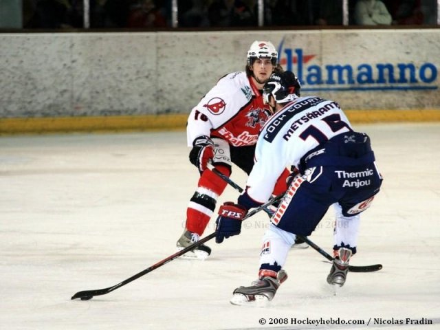 Photo hockey match Briançon  - Angers  le 18/10/2008