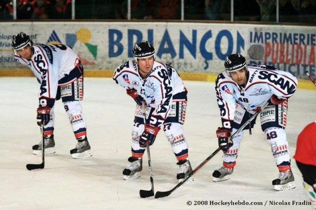 Photo hockey match Briançon  - Angers  le 18/10/2008