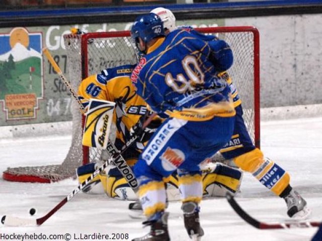 Photo hockey match Villard-de-Lans - Chamonix  le 18/10/2008