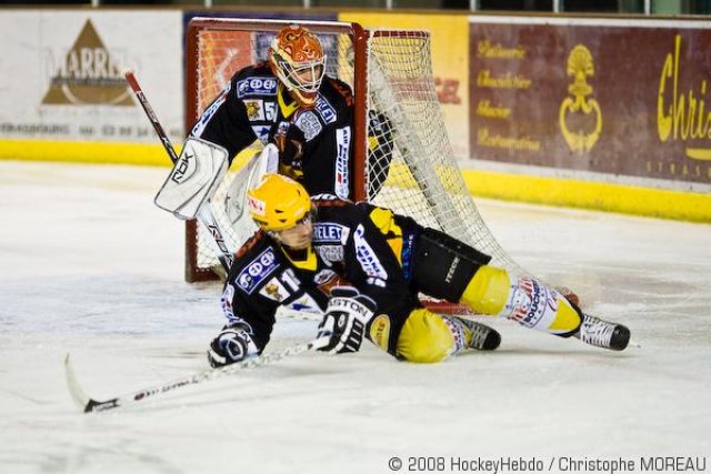 Photo hockey match Strasbourg  - Grenoble  le 18/10/2008